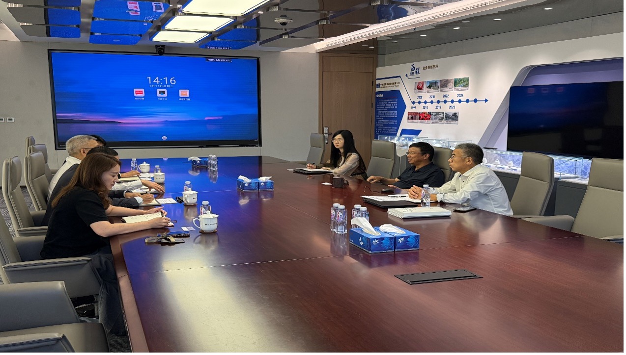 中非发展基金副总裁余焯锐一行到访公海jcjc资源总部